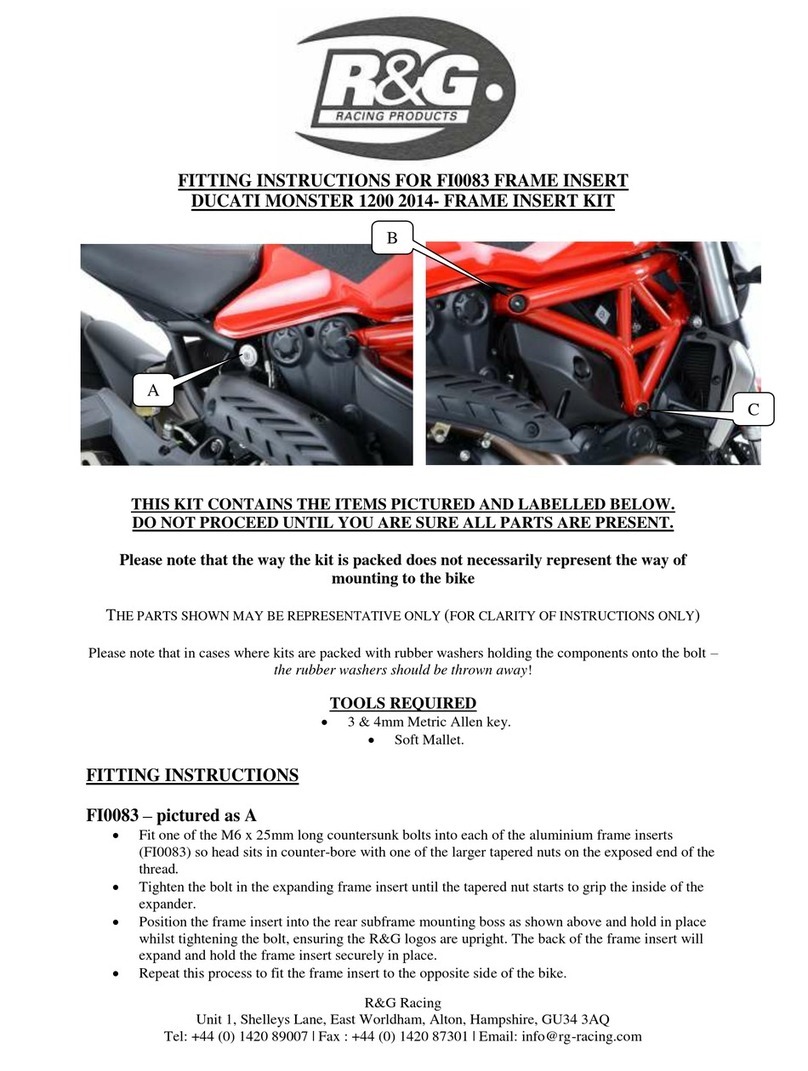 R&G FI0083 Fitting instructions