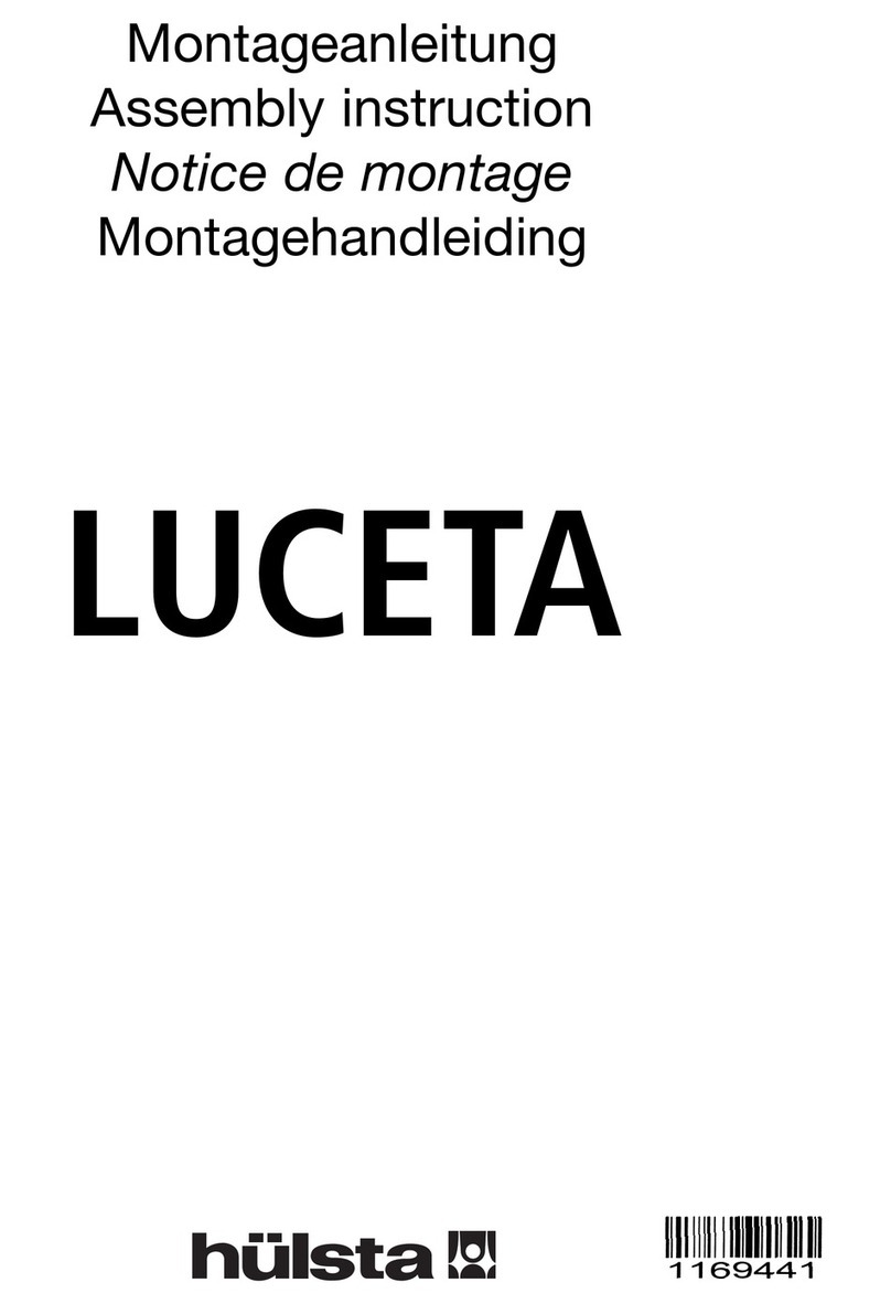 Hülsta Luceta Wardrobe Assembly instruction Hülsta Luceta Wardrobe Assembly instruction