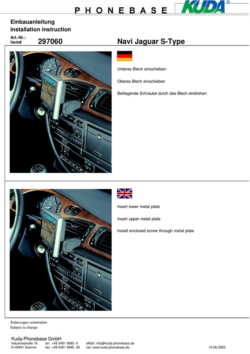 Kuda 297060 Installation instruction