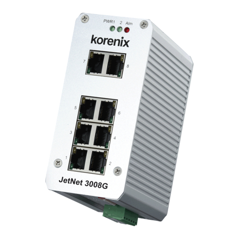 Korenix JetNet3008G V2 Quick installation guide