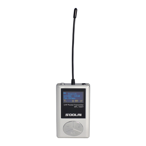 Tonax Soolai SPL-1600R instructions