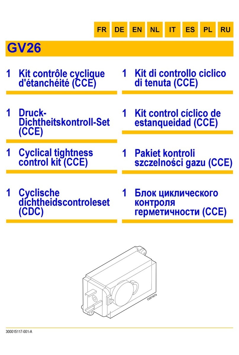 DeDietrich GV26 User manual