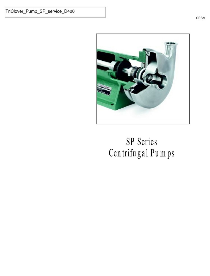 Tri-Clover SP Series User manual