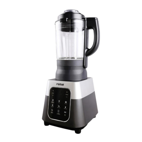 Rotel NUTRIBLENDER451CH1 Instructions for use