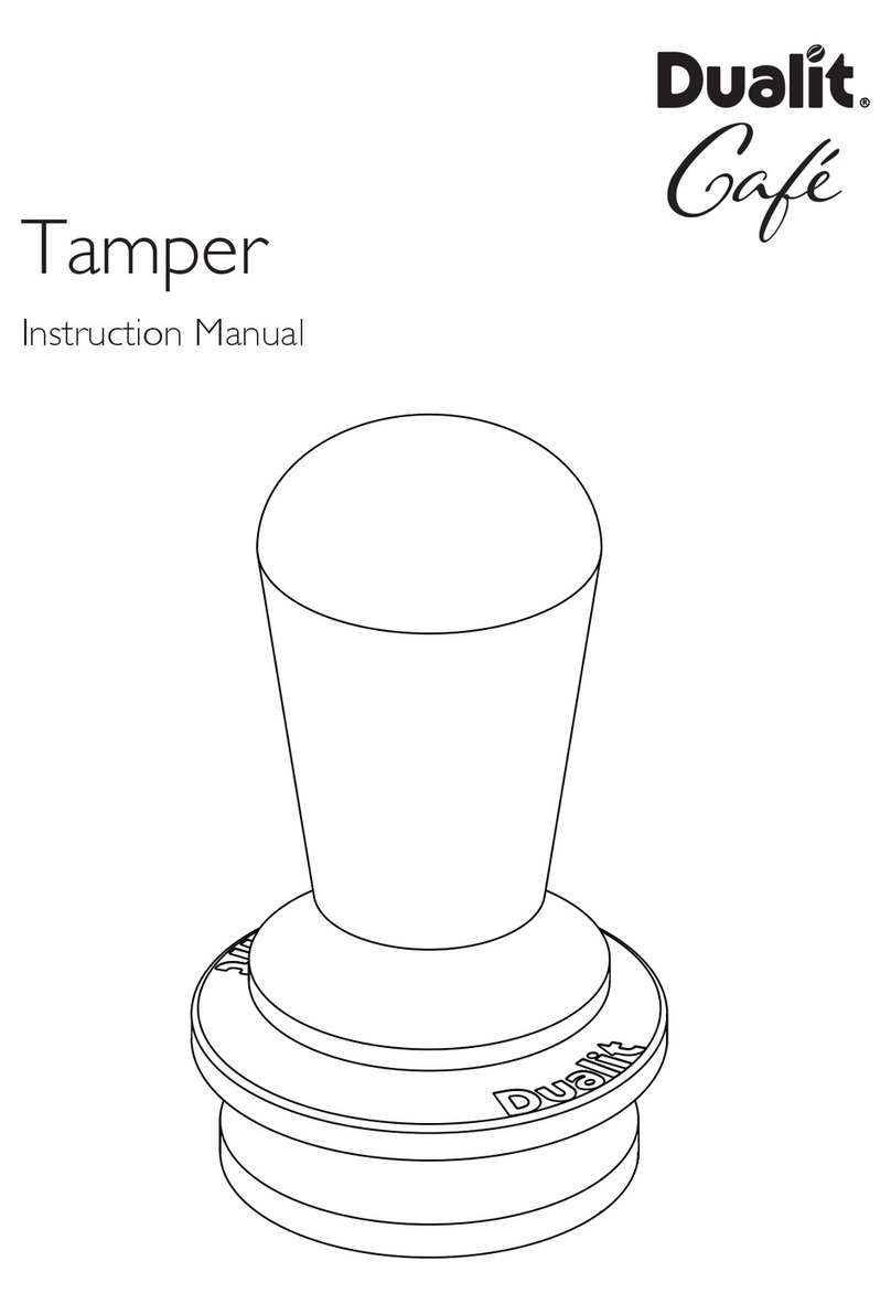 Dualit Tamper User manual