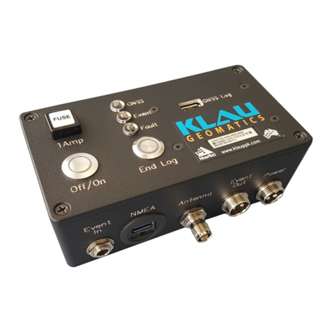 KLAU Geomatics KlauPPK 7700 Series user manual