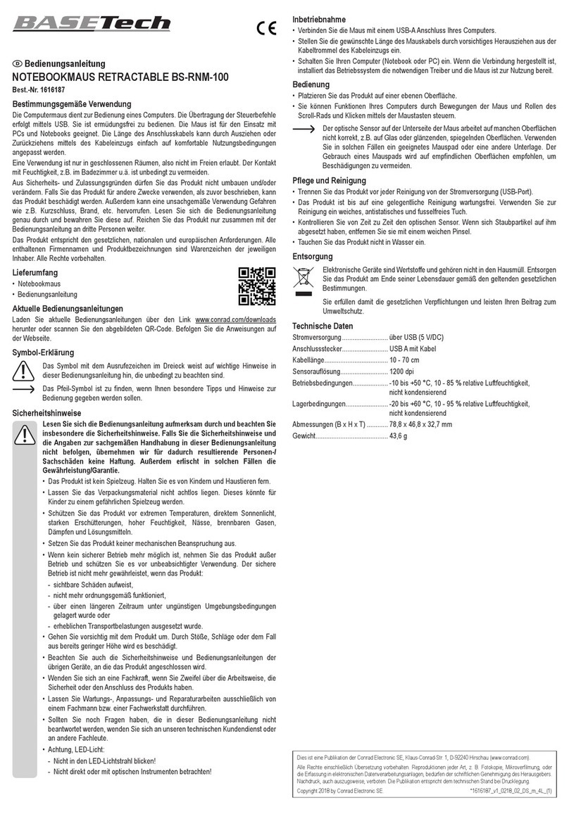 BASETech BS-RNM-100 operating instructions