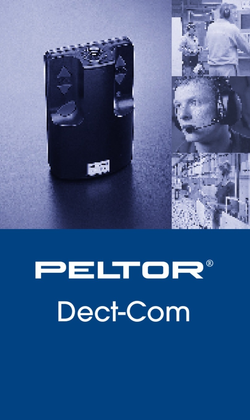 Peltor Dect-Com user guide