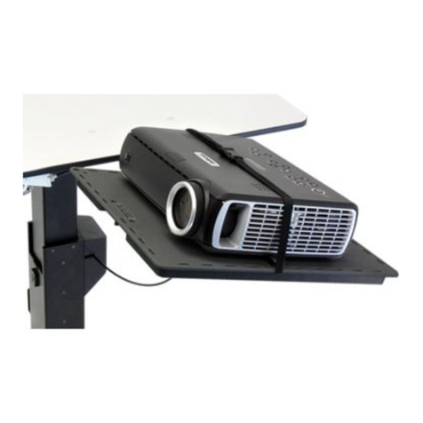 Ergotron Projector Shelf for TeachWell User manual