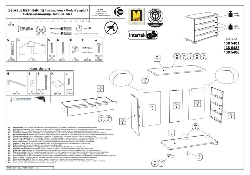 PAIDI CARLO 138 5481 User manual