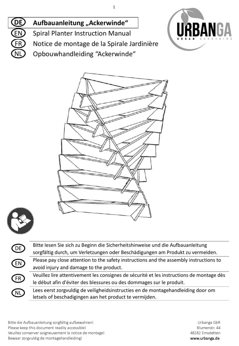 URBANGA Spiral Planter instruction manual