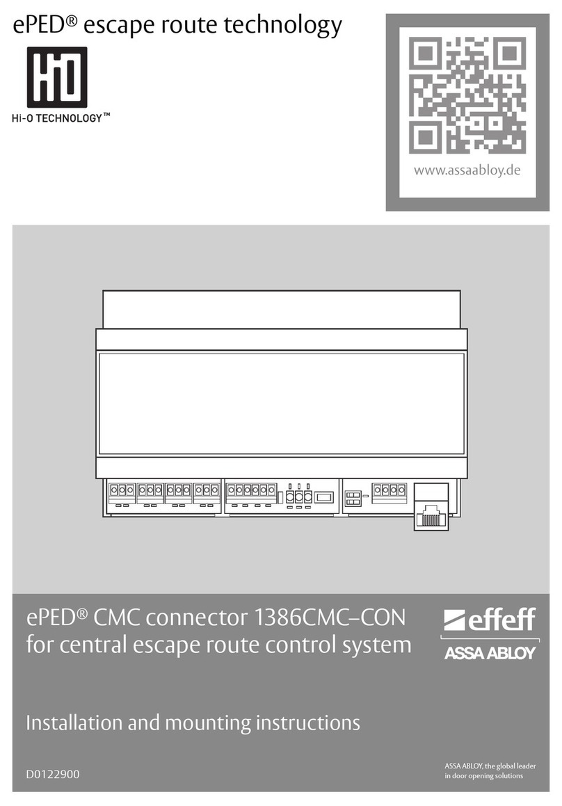 Assa Abloy Effeff ePED 1386CMC-CON User manual