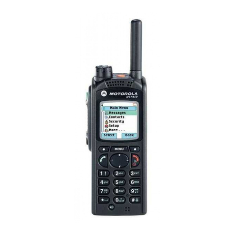 Motorola MTP850 User manual
