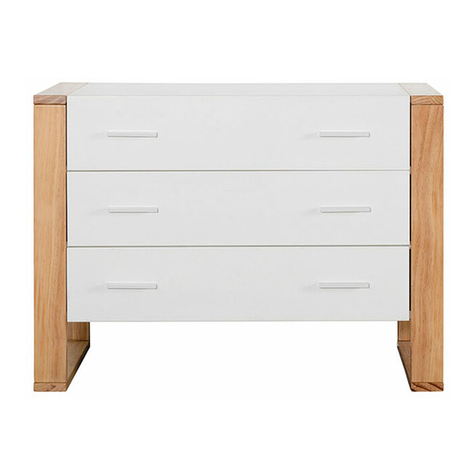 Mocka Boston Three Drawer User manual Mocka Boston Three Drawer User manual
