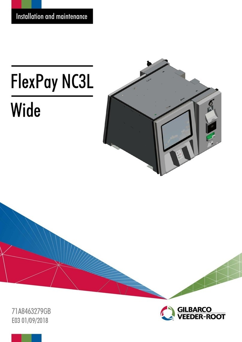 Gilbarco FlexPay NC3L Wide Installation and Maintenance