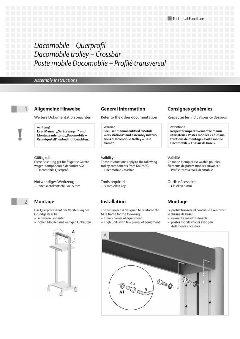 Emerson Knurr Dacomobile Crossbar manual