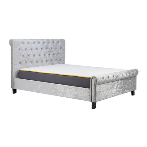 Birlea Sienna Fabric Bed Double User manual Birlea Sienna Fabric Bed Double User manual