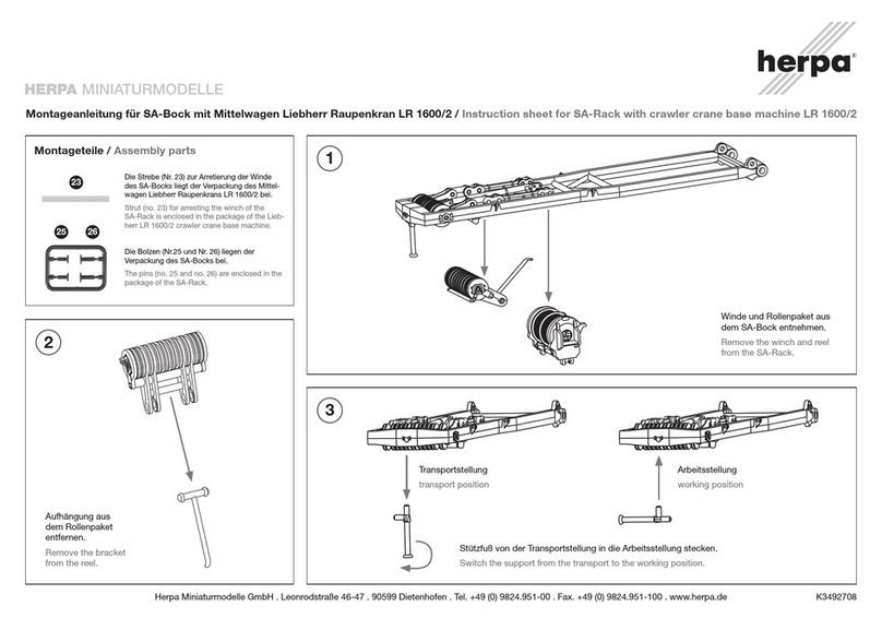Herpa LR 1600/2 instruction sheet
