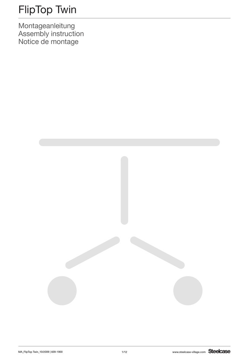 Steelcase FlipTop Twin User manual