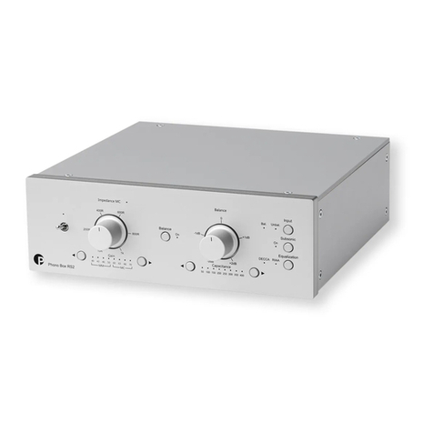 Pro-Ject Audio Systems Phono Box RS2 User manual