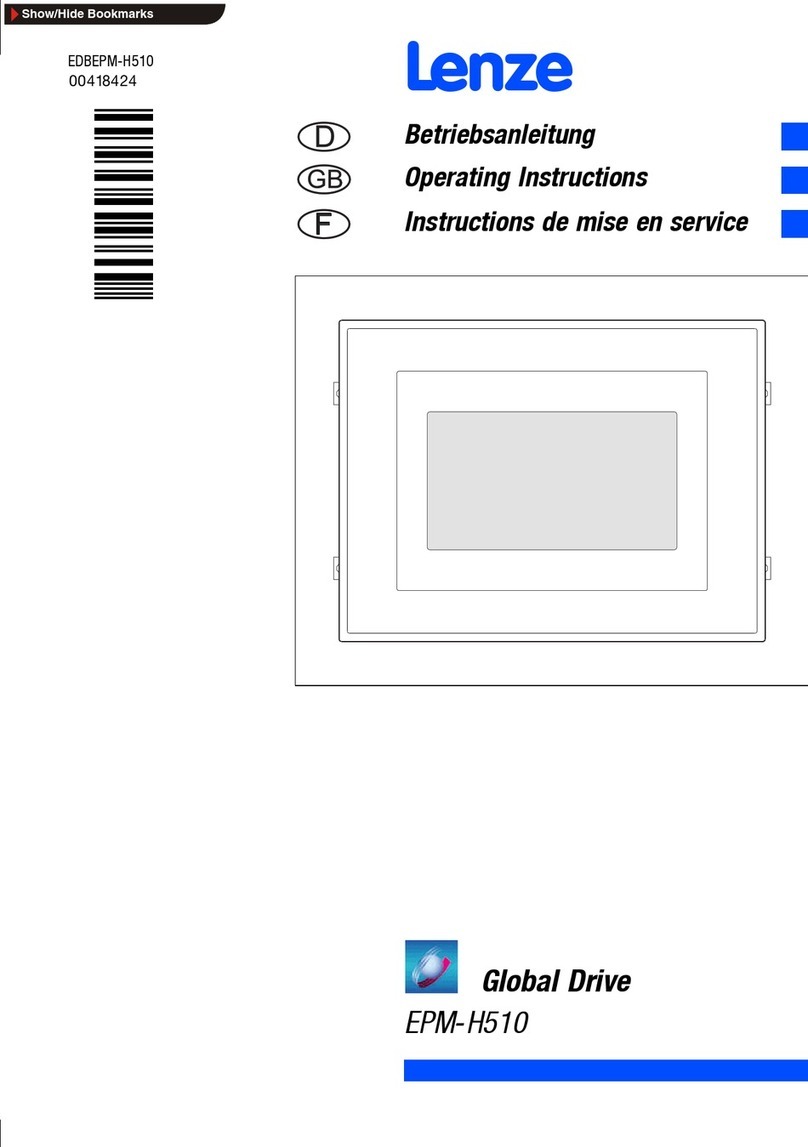 Lenze EPM-H510 User manual