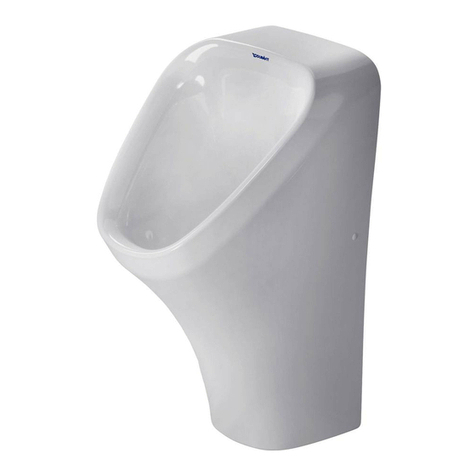DURAVIT DuraStyle Dry 2808300000 Mounting instructions