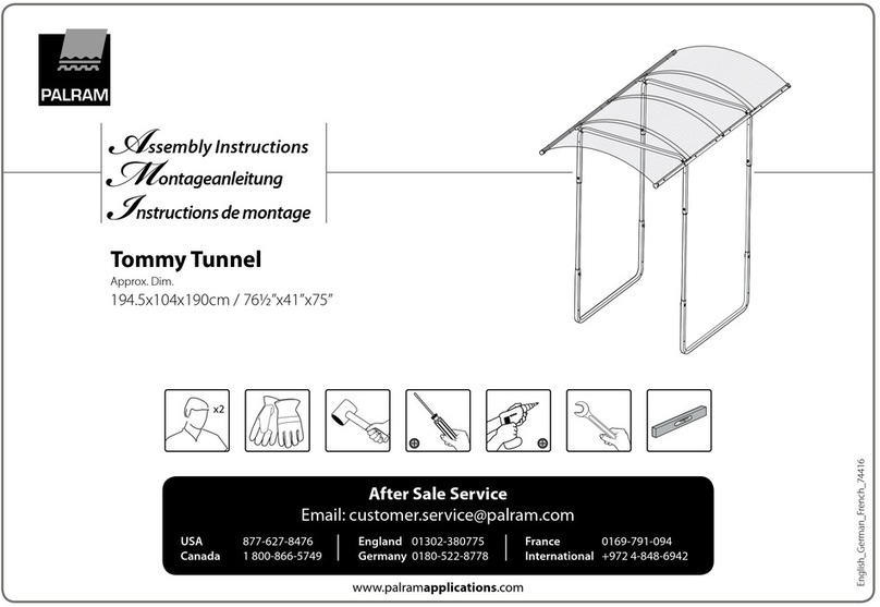 Palram Tunnel Tommy User manual