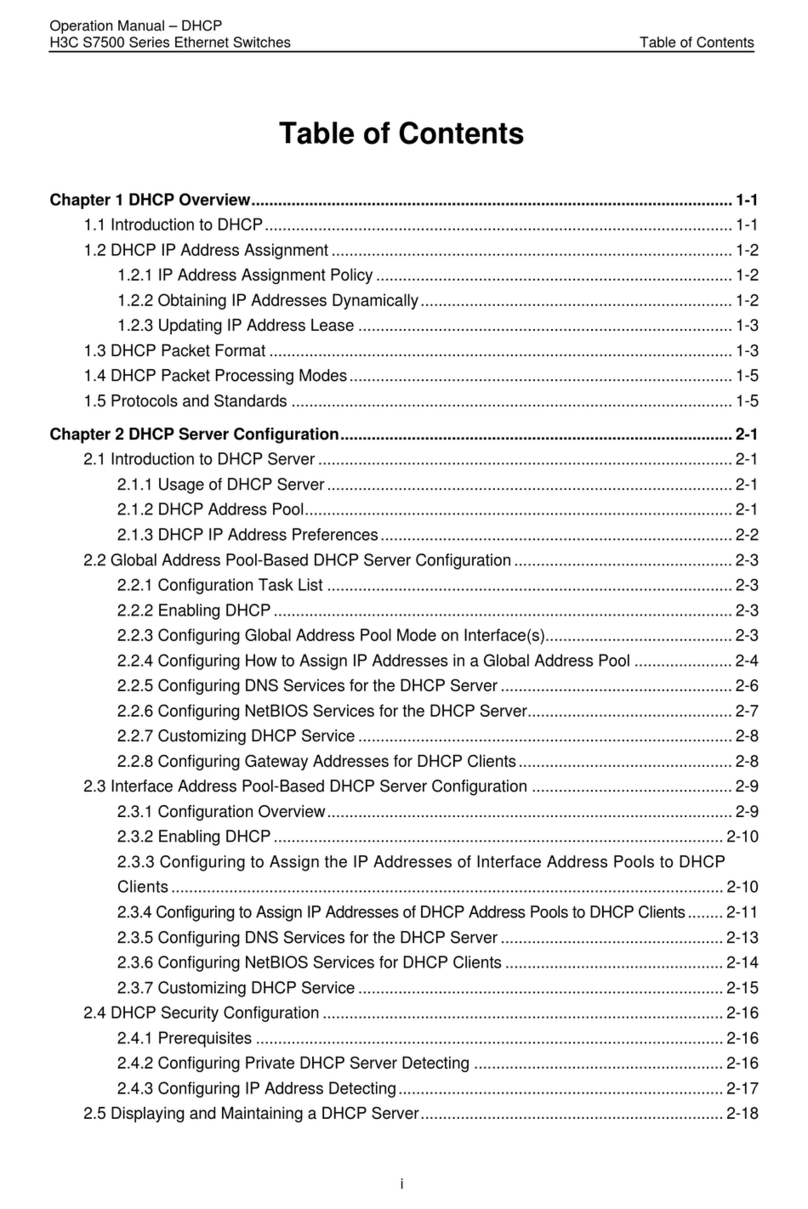 H3C S7500 Series Operation manual