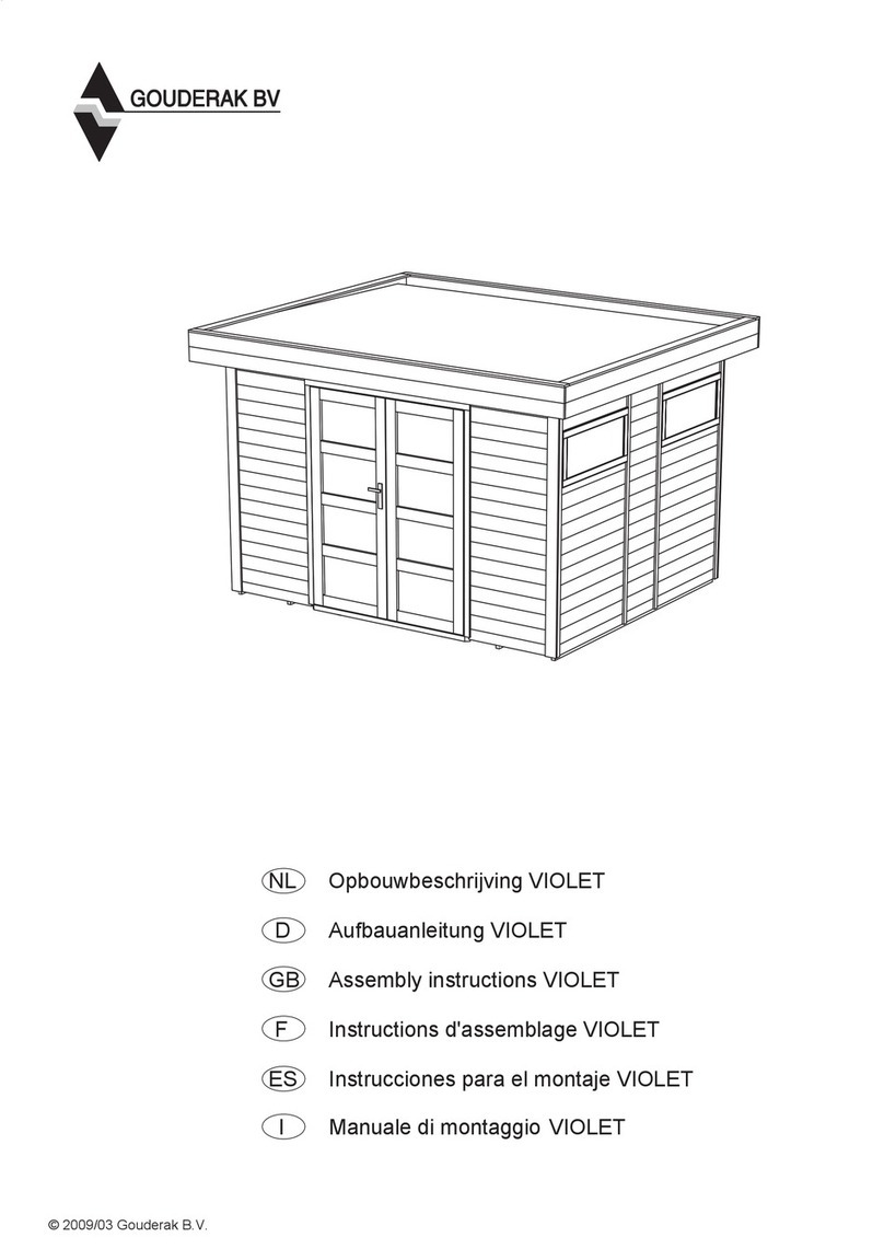 Gouderak VIOLET 3025 Assembly instructions