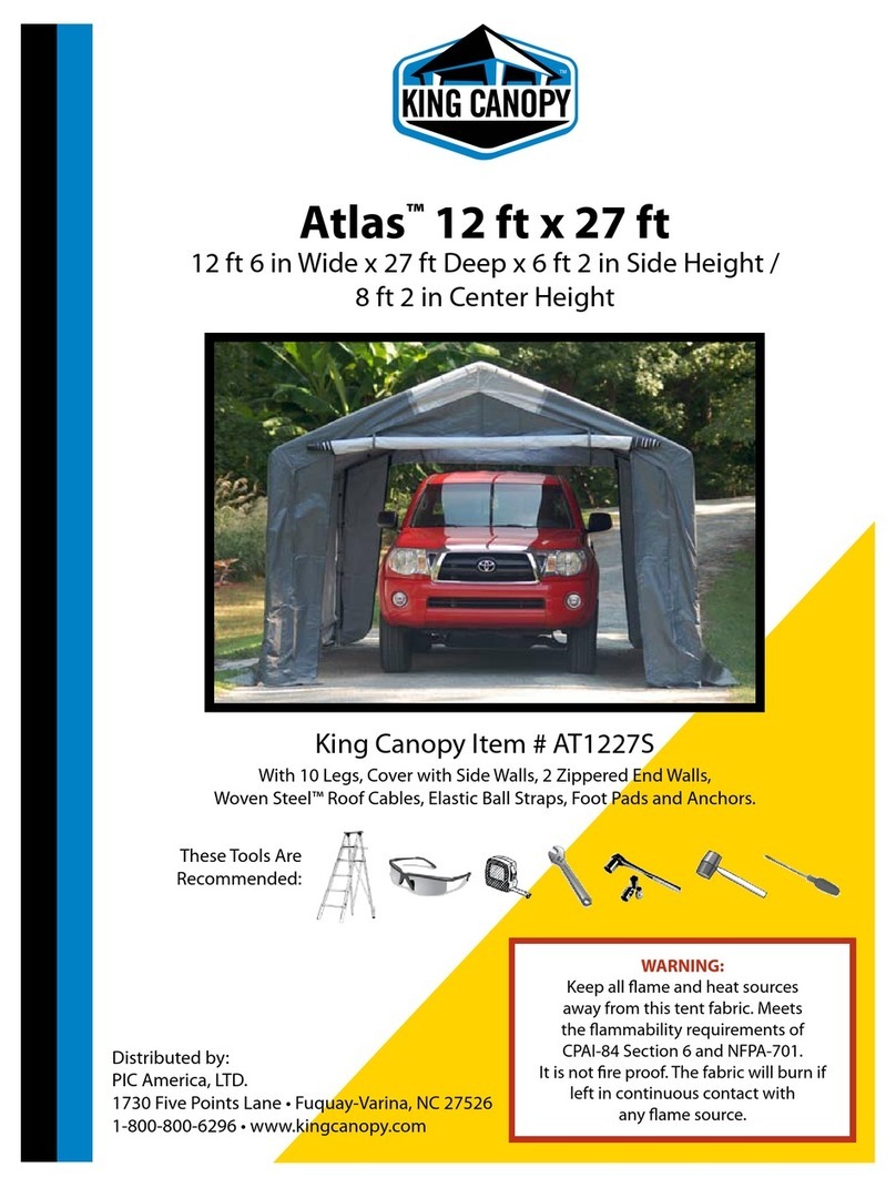 KING CANOPY Atlas AT1227S User manual
