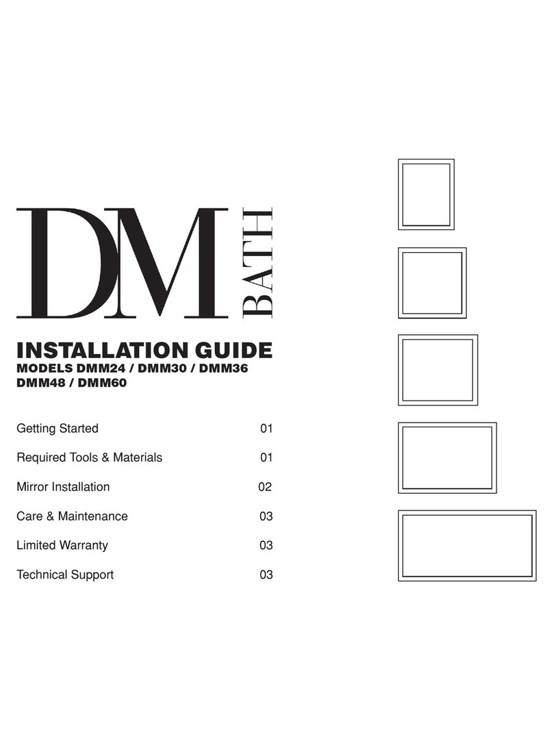 DM Bath DMM24 installation guide