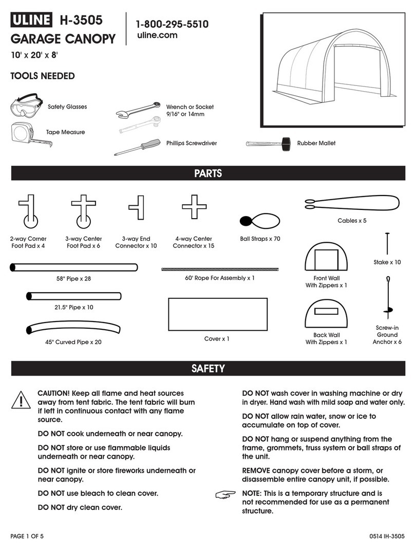 U-Line H-3505 User manual
