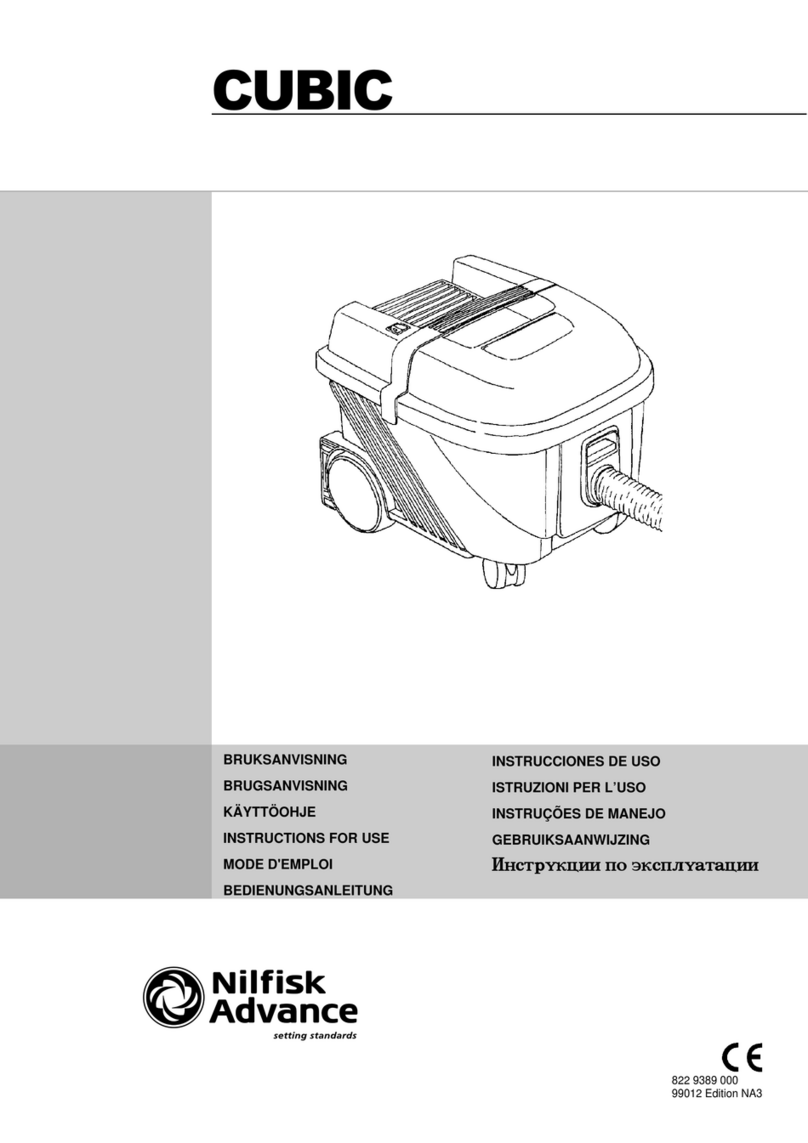 Nilfisk-Advance CUBIC User manual