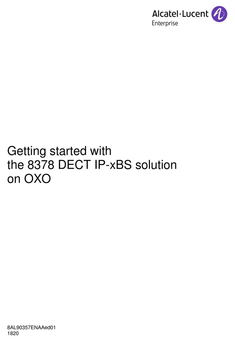 Alcatel-Lucent Enterprise 8378 DECT IP-xBS Getting started