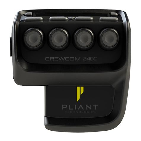 Pliant Crewcom 2400 operating manual
