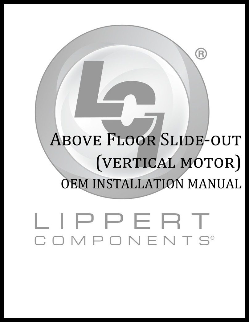 Lippert Components ABOVE FLOOR SLIDEOUT SYSTEM User manual