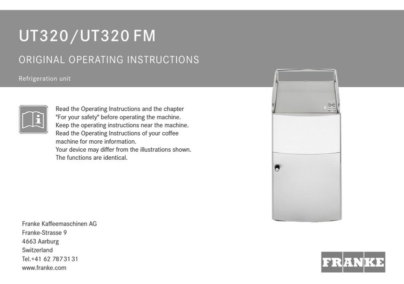 Franke UT320 User manual