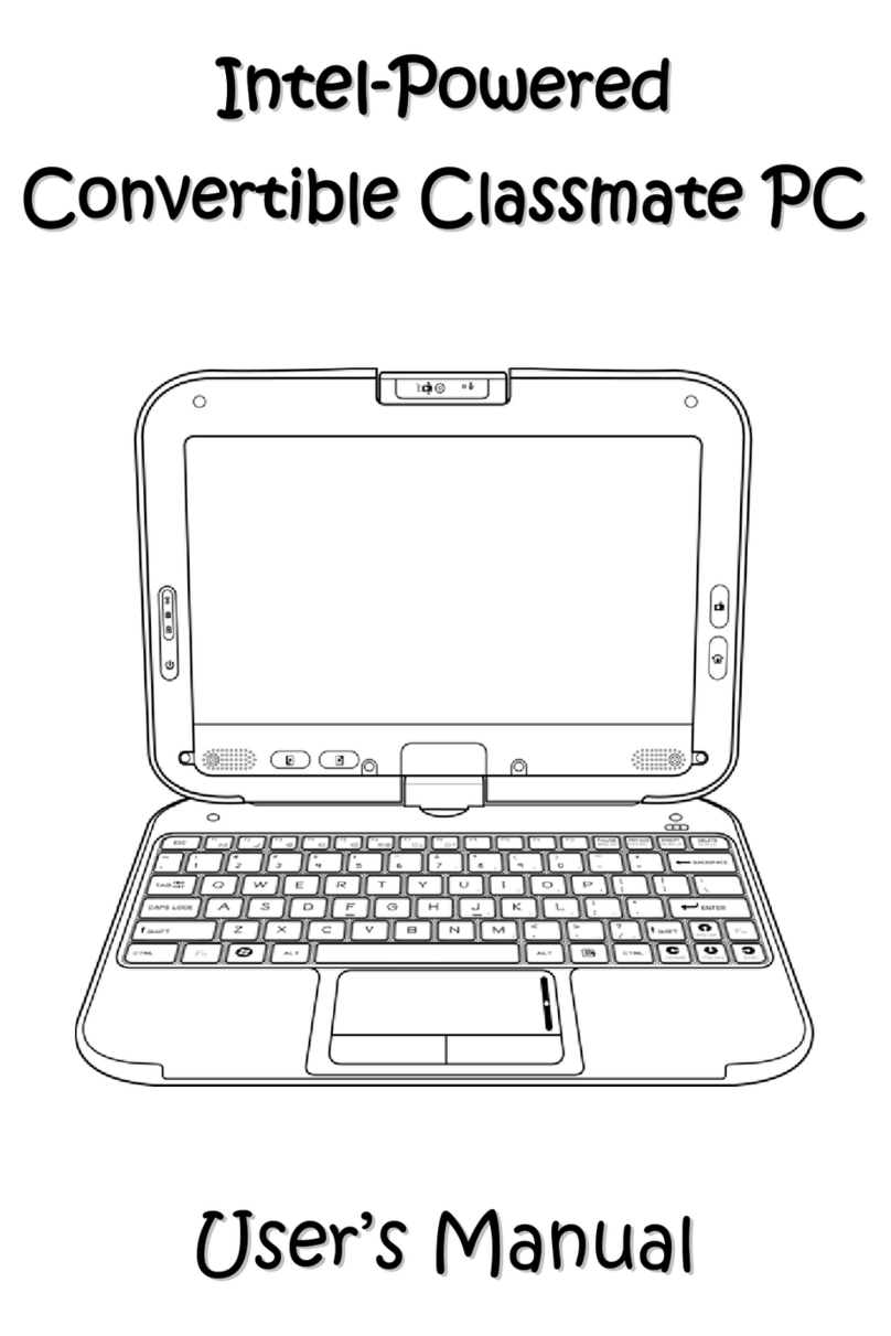 Intel Classmate PC - Convertible User manual Intel Classmate PC - Convertible User manual