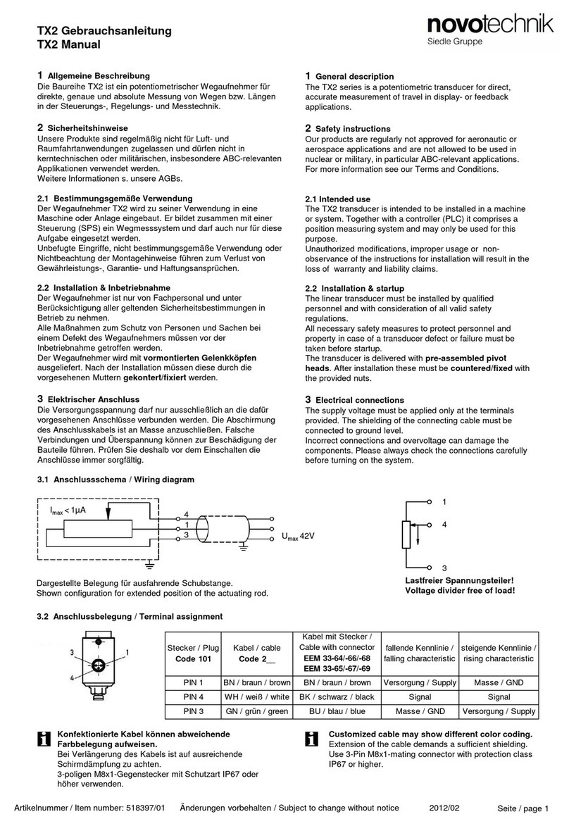 Siedle Novotechnik TX2 manual
