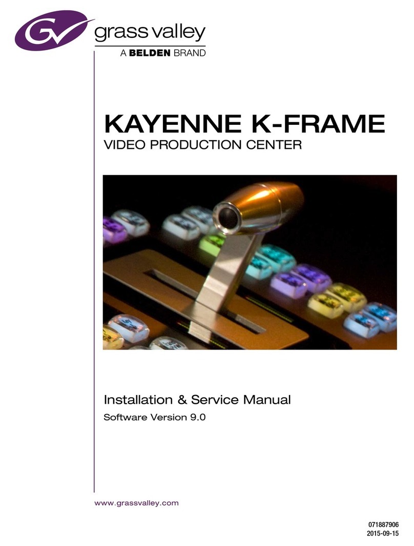 Belden Grass Valley Kayenne K-Frame Supplement