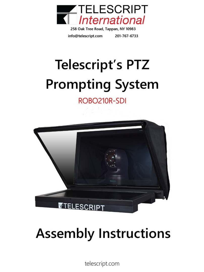 Telescript ROBO210R-SDI Assembly instructions
