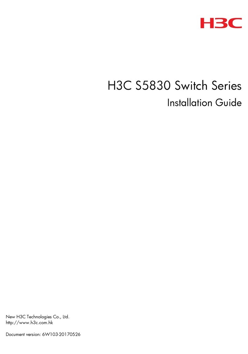 H3C S5830 Series User manual