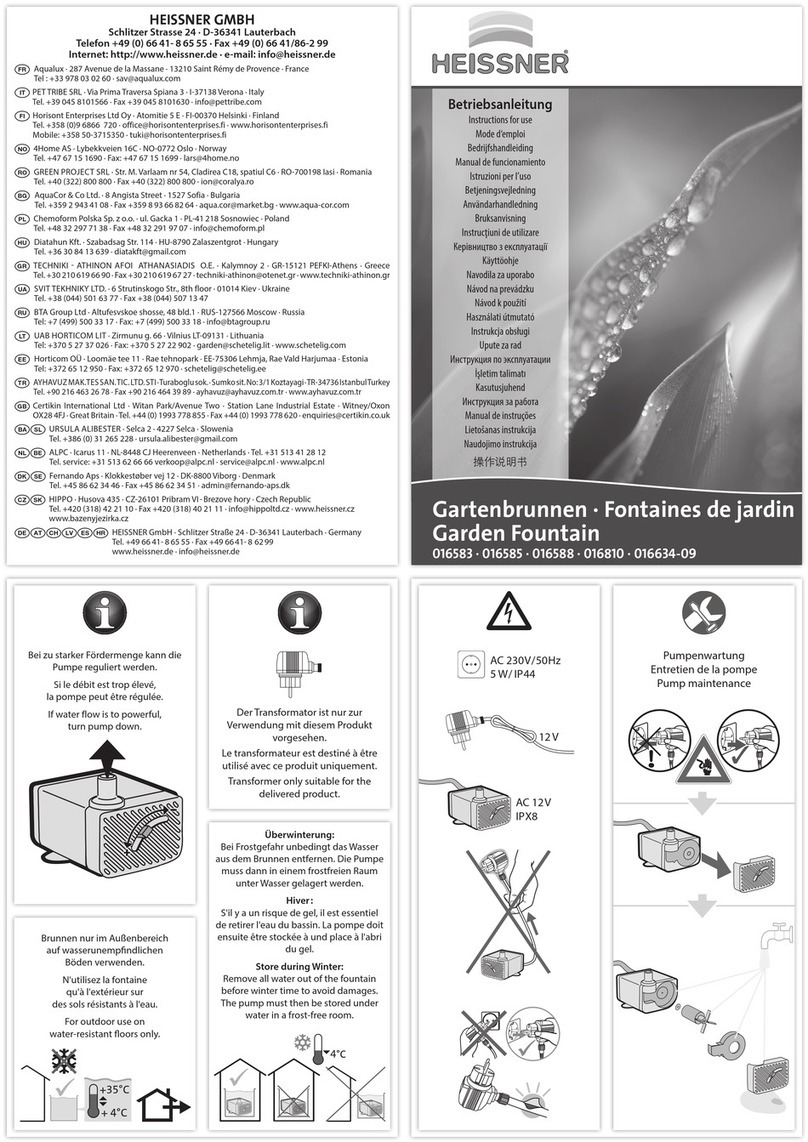 HEISSNER 016583 Instructions for use HEISSNER 016583 Instructions for use