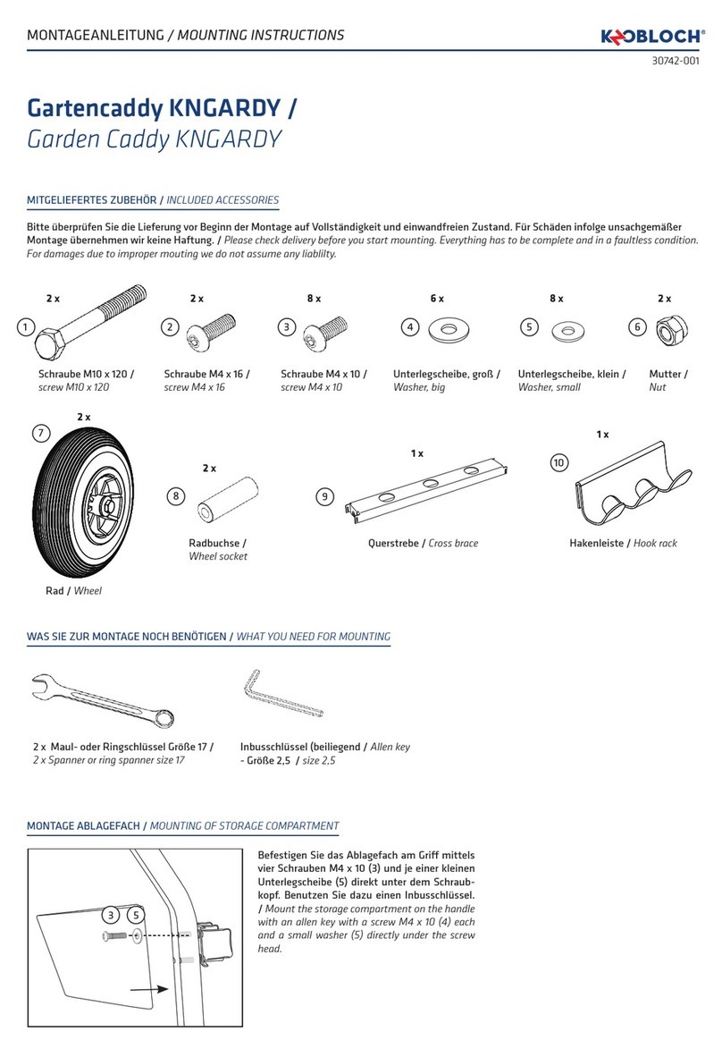 KNOBLOCH KNGARDY Mounting instructions
