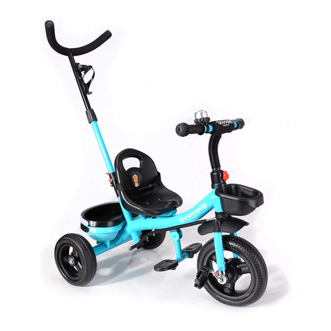 babyplus Dreirad Scoopie Assembly and instruction manual