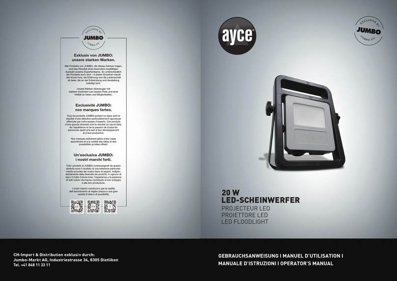 Ayce 5220-34 Operator's manual