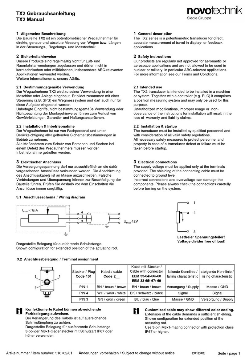 Siedle Novotechnik TX2 Series manual