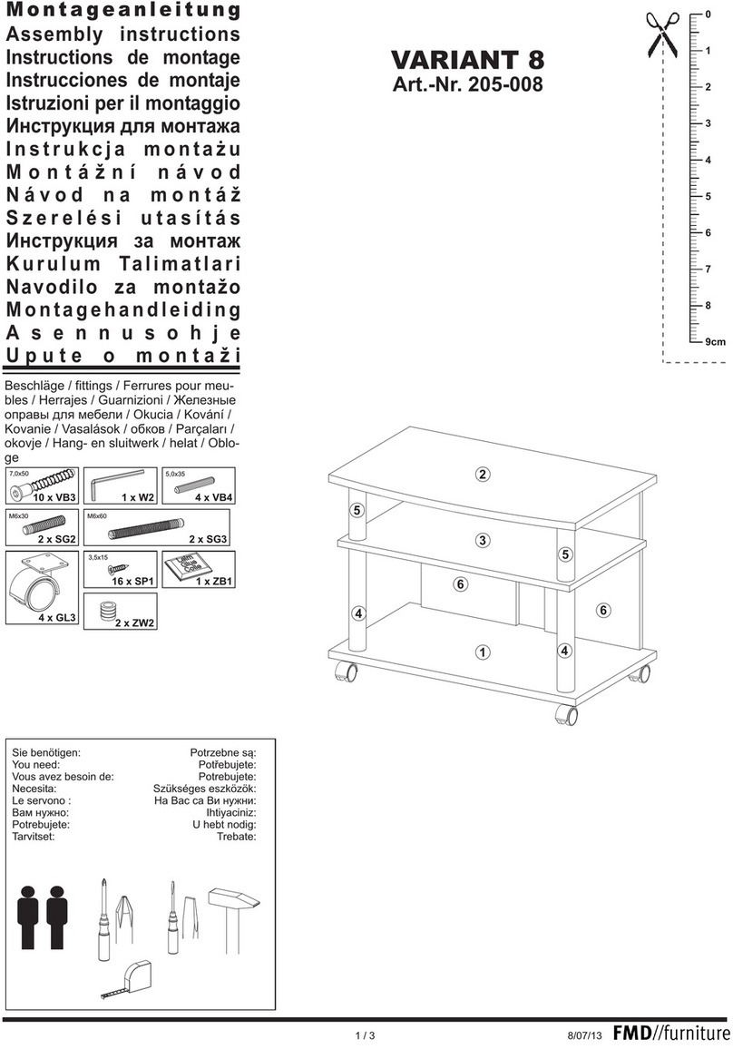 FMD Furniture VARIANT 8 205-008 Assembly instructions FMD Furniture VARIANT 8 205-008 Assembly instructions