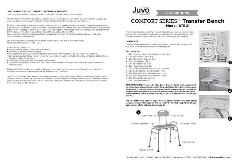 Juvo COMFORT Series instructions