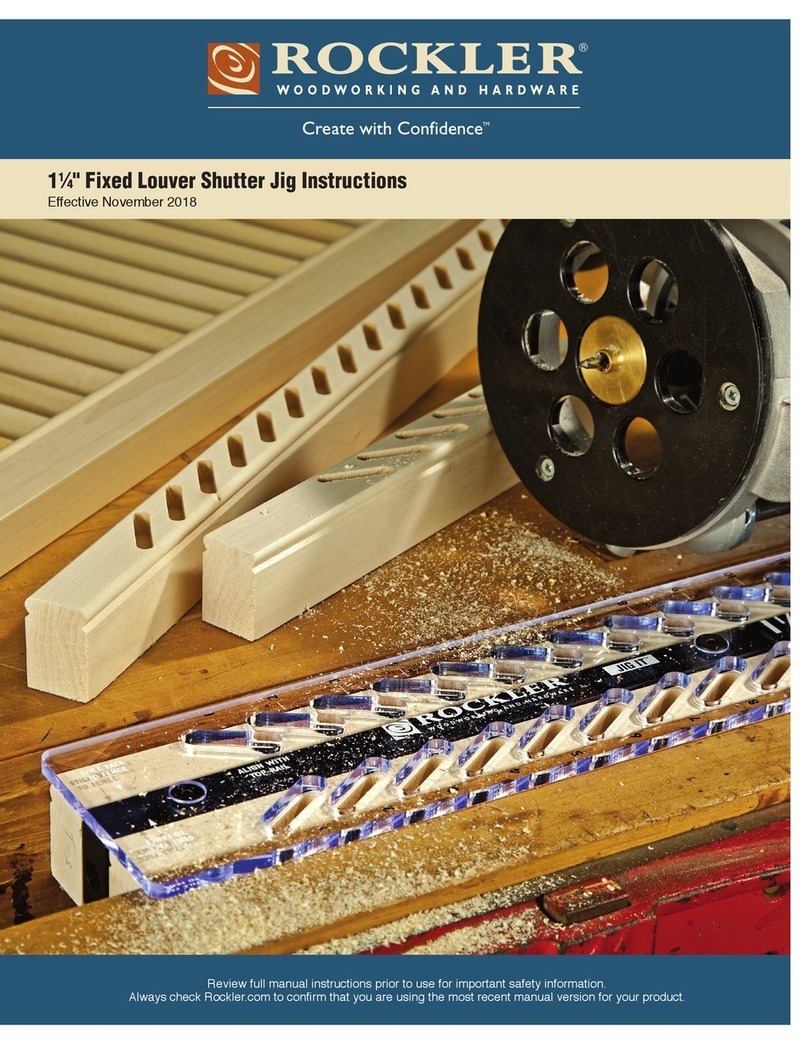 Rockler GRP30954 1 User manual